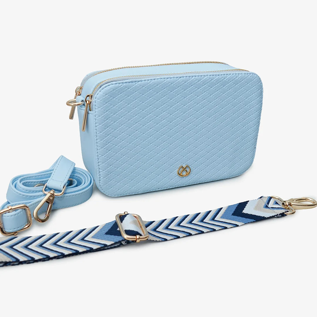 Bandolera Essen Azul Celeste